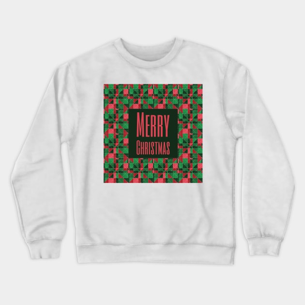 Merry Christmas pattern Crewneck Sweatshirt by kallyfactory